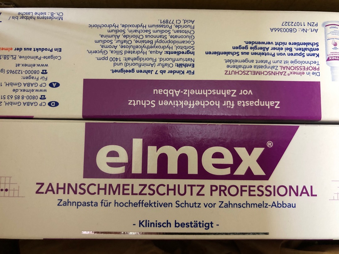 Elmex Enamel Quality Enhanced Care Toothpaste 75 Ml Shopee Singapore