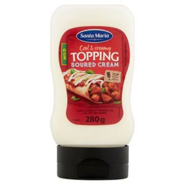 Shop Malaysia Santa Maria Sour And Cream Topping Cream Dressing Shopee Singapore