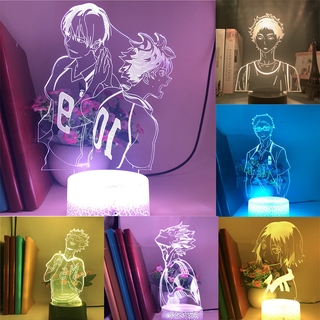 Kozume Kenma Anime 3D Lamp Bedroom Decor Gift Acrylic Led Night Light Haikyu! 
