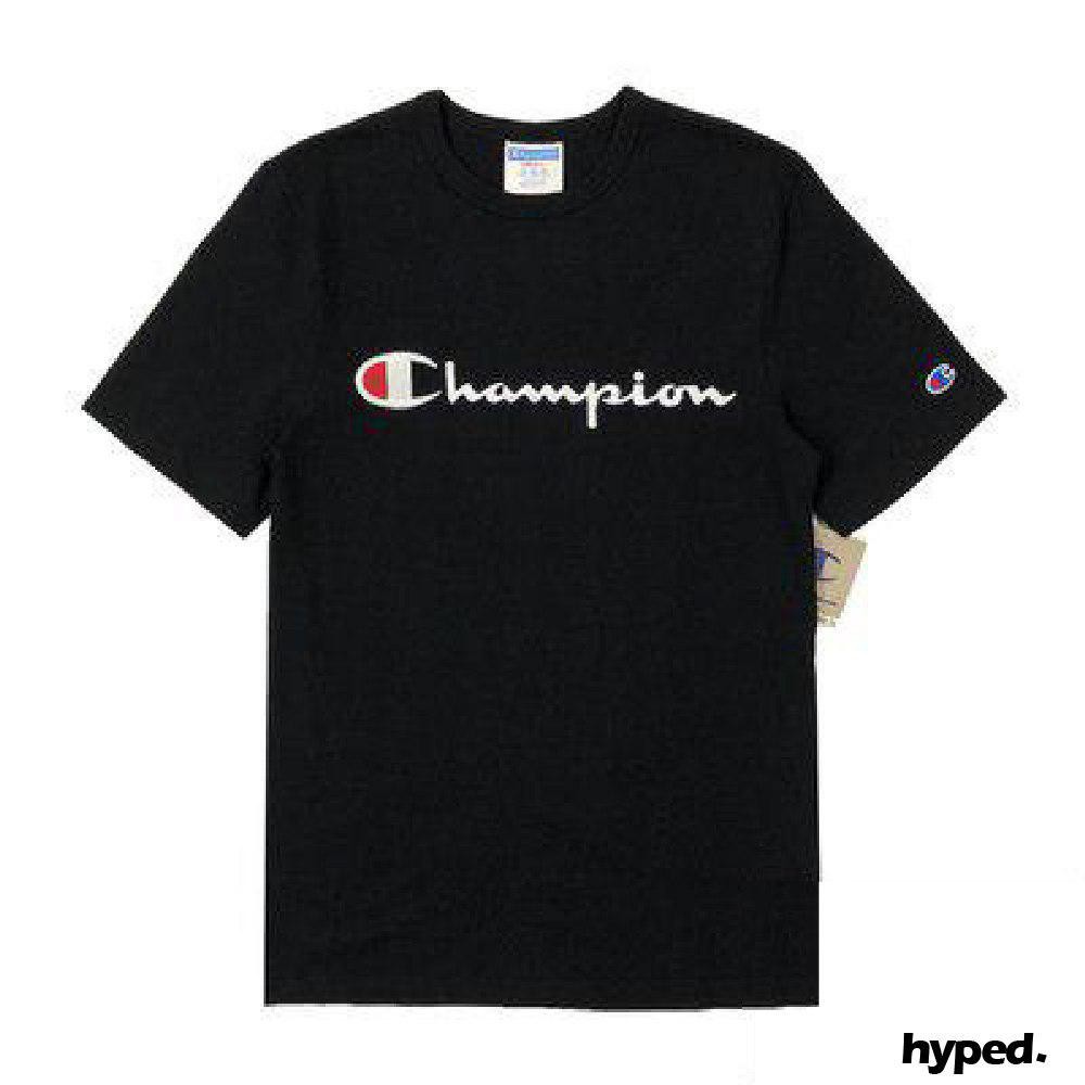 Champion EMBROIDERED Logo T-Shirt Tee 