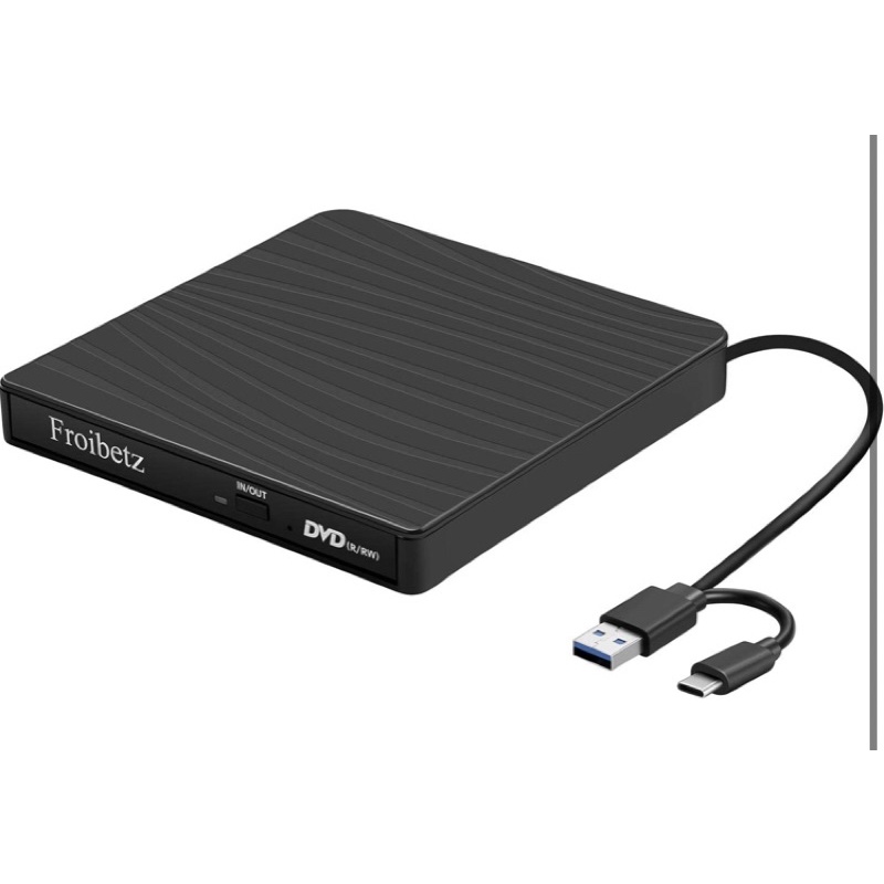 Froibetz CD DVD Drive for Laptop TypeC USB 3.0 CD Player for Laptop