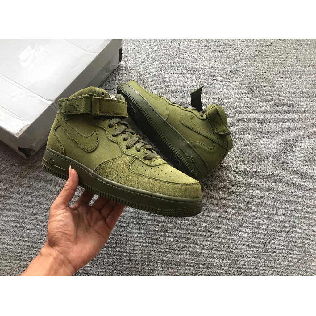 nike air force 1 mid verdes