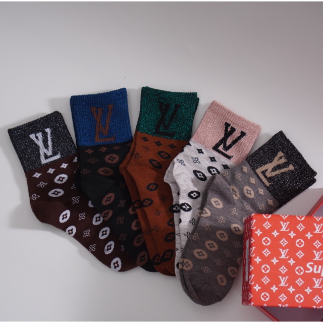 lv supreme socks