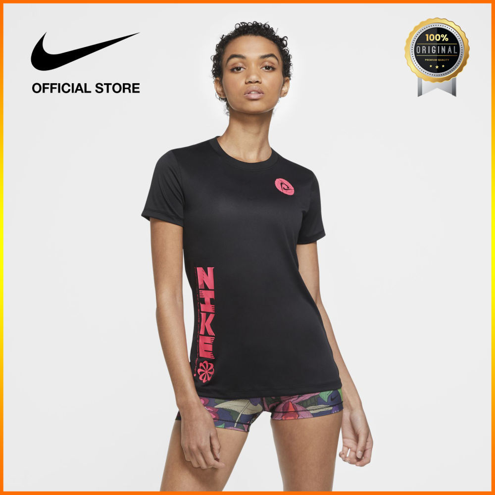 nike dri fit cotton tee womens