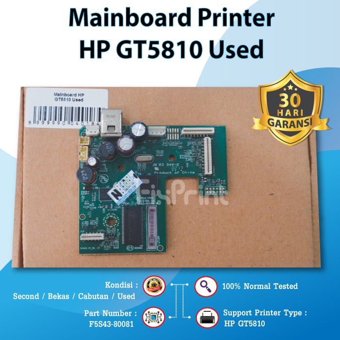 Mainboard Printer HP Deskjet GT5810 Logic Board GT-5810 Motherboard ...