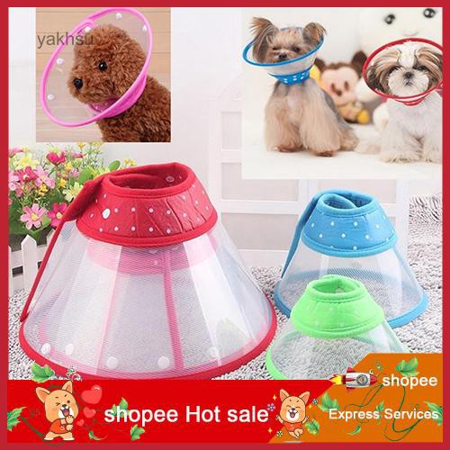 Yak Puppy Pet Dog Cat Comfy Cone Neck Collar Anti Bite Medical