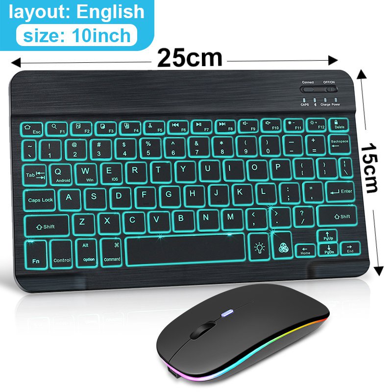 bluetooth keyboard and mouse RGB Bluetooth Keyboard and Mouse
