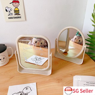 【SG Local Stock】Makeup Mirror Rotary Japanese Fashion Cosmetic Mirror Student Dormitory