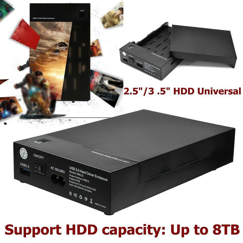 2 5 3 5 Inch Sata Usb 3 0 External Hard Drive Enclosure Disk Case Hdd Caddy H0n7 Shopee Singapore