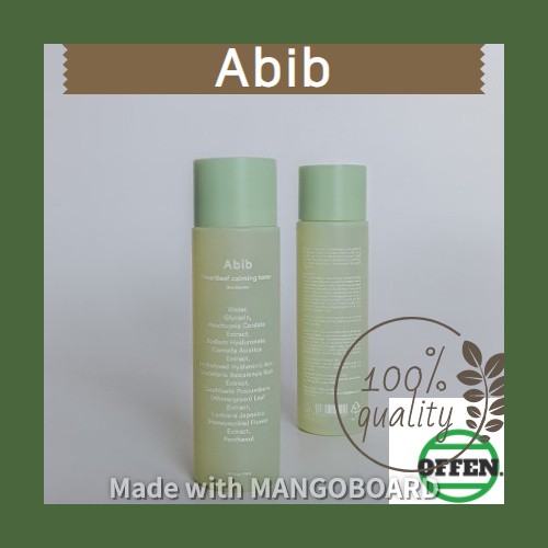 abib heartleaf toner