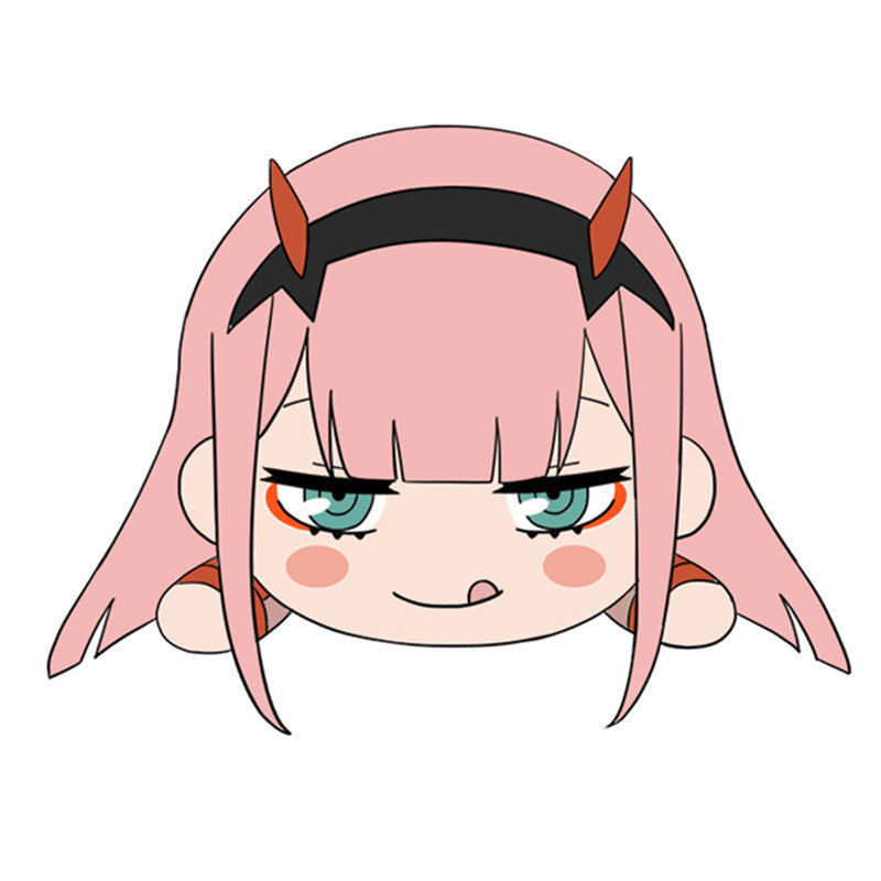 zero two plushie that says darling