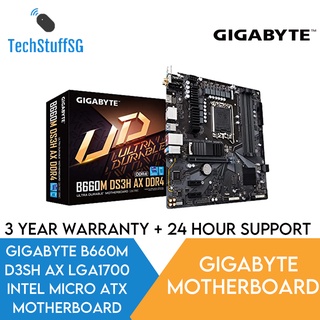 Gigabyte B660M DS3H AX DDR4 LGA1700 INTEL 12th Generation Motherboard (Micro Atx)