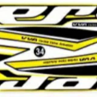 Sticker Stiker Striping Aerox  155  Variasi Thailand 