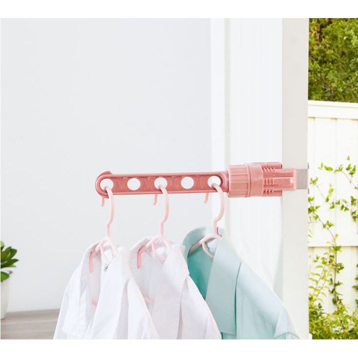[SG Seller] Portable Laundry Hook Drying Rack / 5 Hole Stick Hanger ...