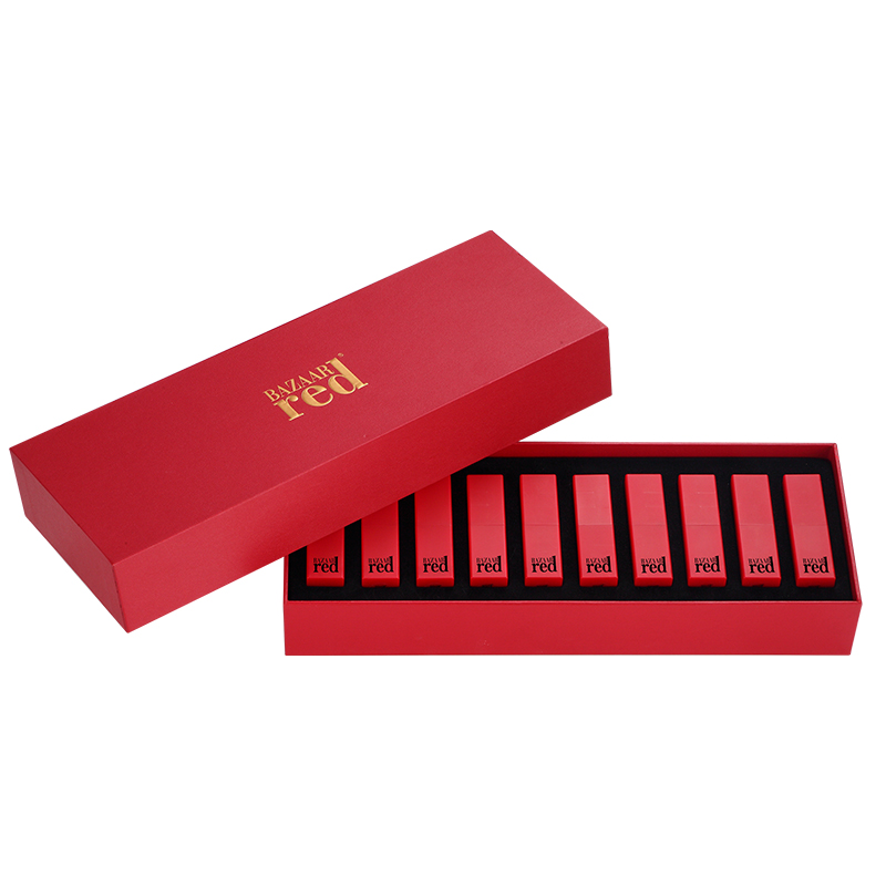 red lipstick gift set