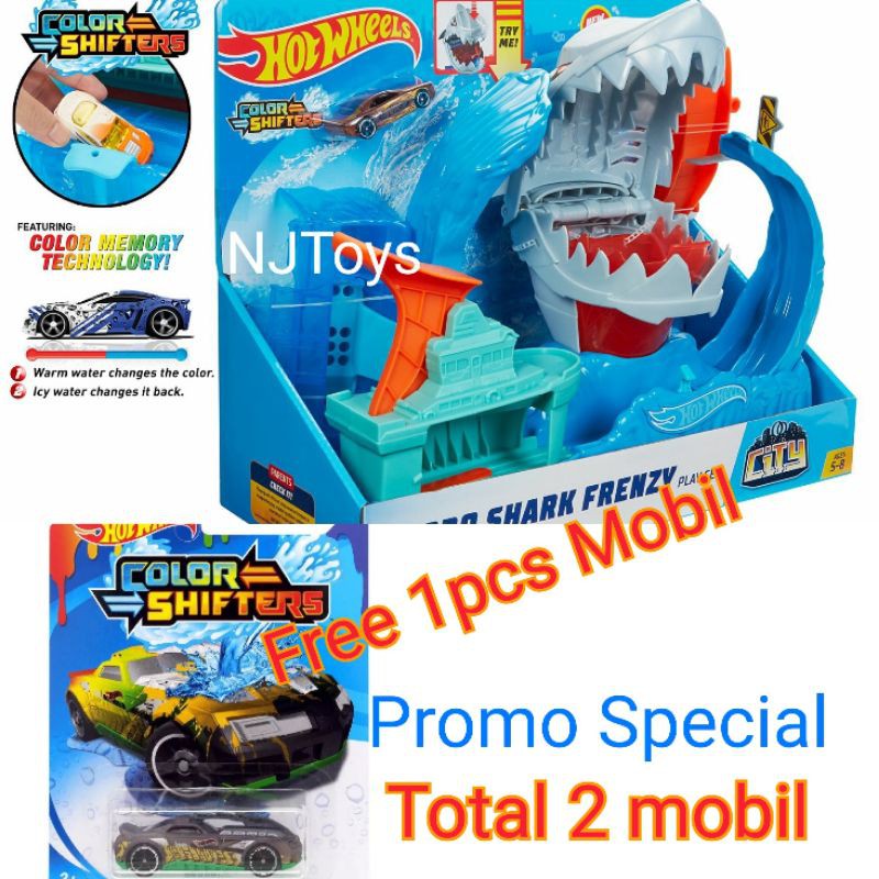 hot wheels robot shark