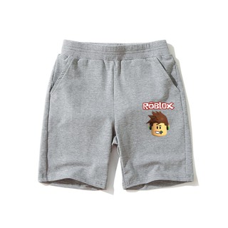 Boys Shorts Roblox Fashion Short Pant Kids Cotton Bottoms Child Trousers Shopee Singapore - boy shorts roblox