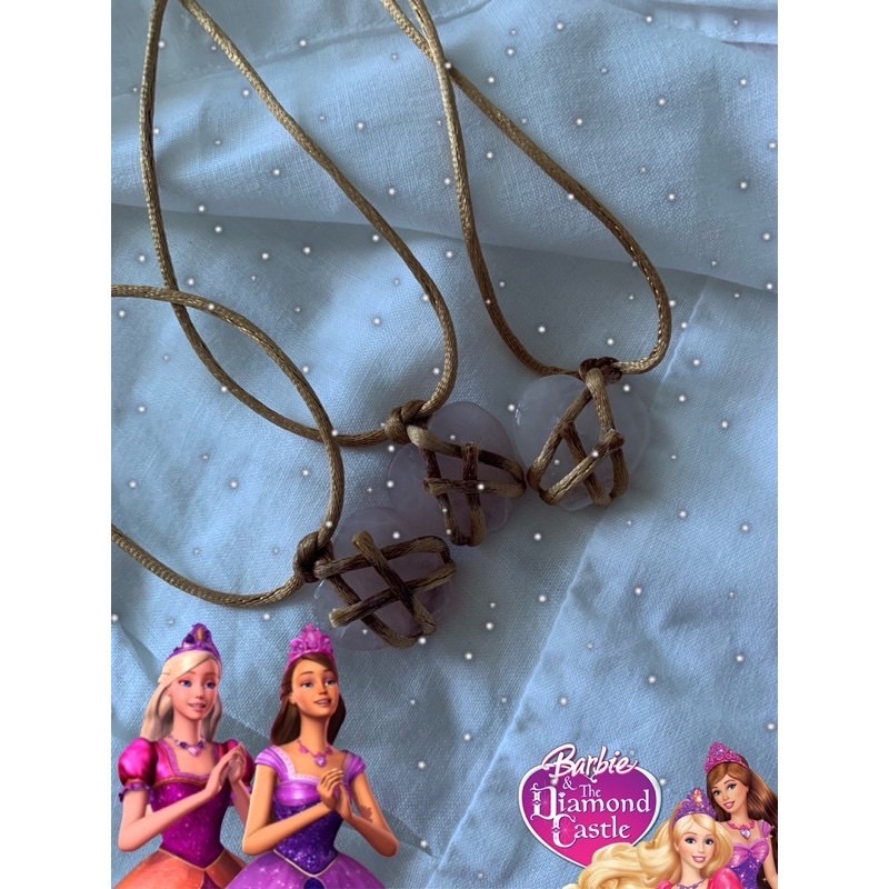 barbie diamond castle necklace shopee