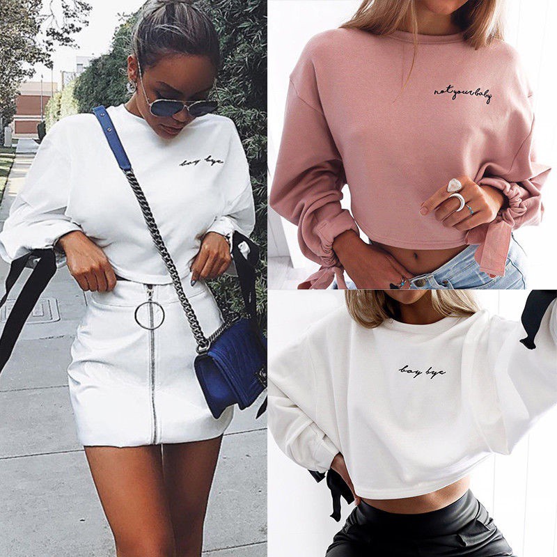 crop top pullover hoodie