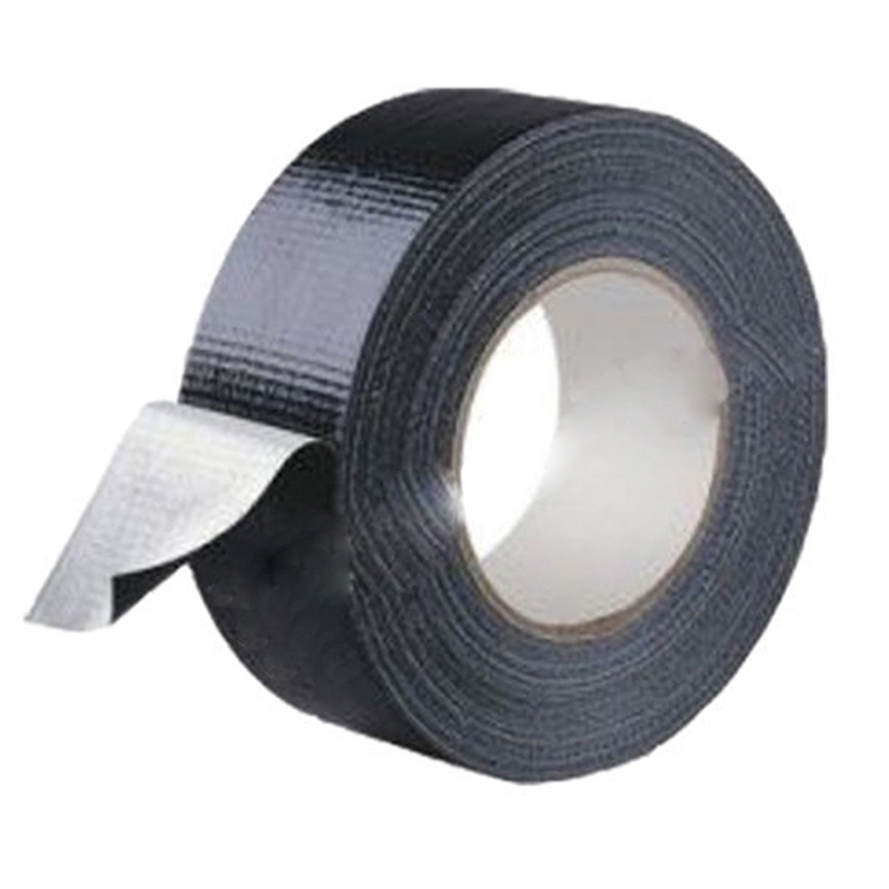 one roll    25mm x 50m roll duct gaffer BLACK Utility Waterproof Cloth Tape 