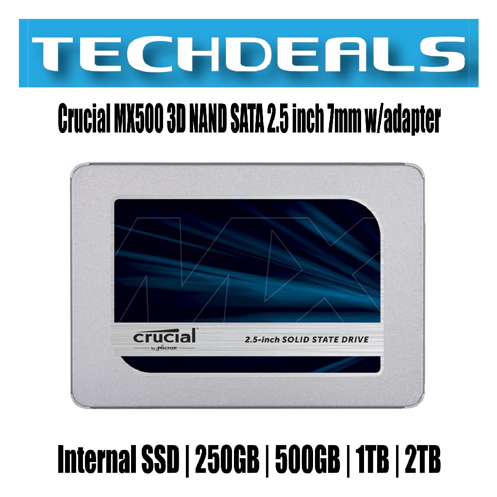 Crucial クルーシャル SSD 500GB MX500 SATA3 内蔵2.5インチ 7mm