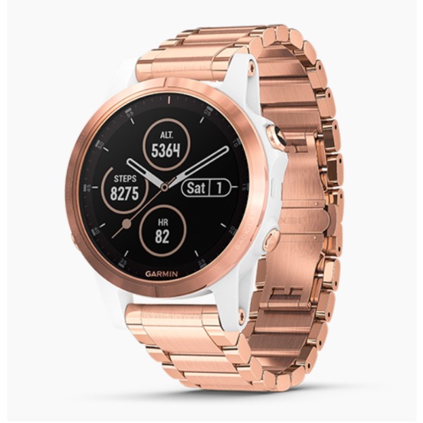 garmin fenix 5 plus sapphire metal band