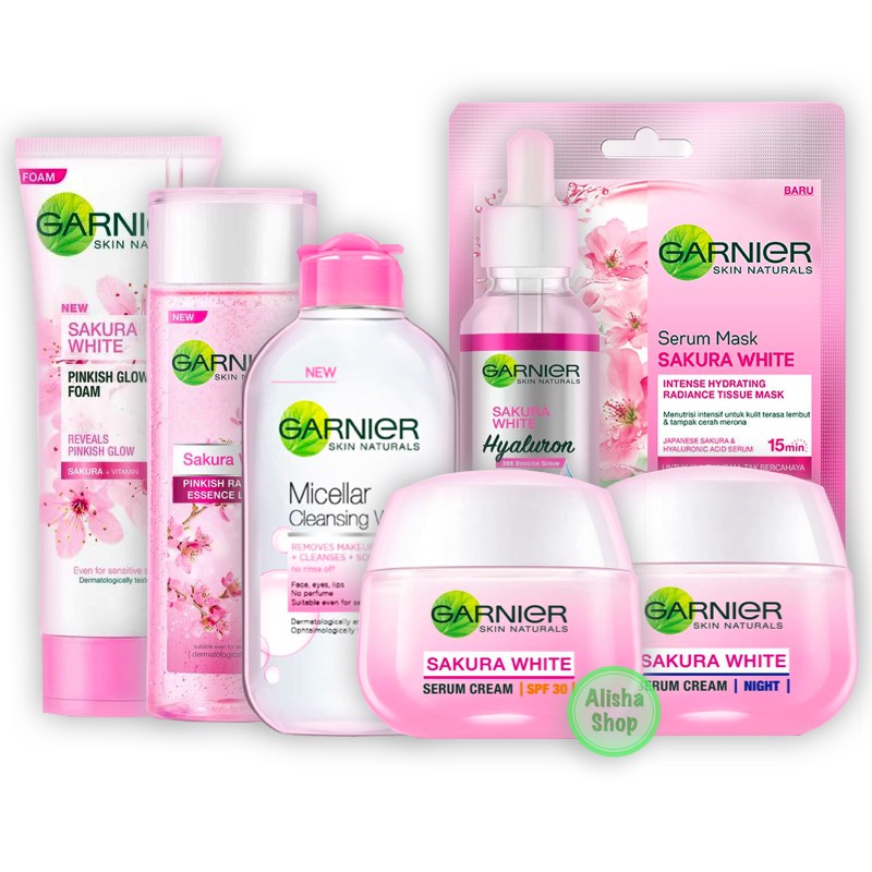 Sakura White Series Garnier Package 7 Pcs Shopee Singapore