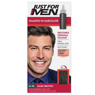 Just For Men Shampoo In Hair Color Dark Brown Shopee Singapore