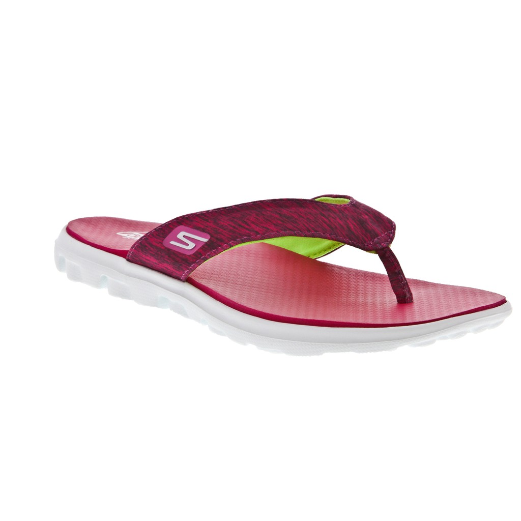 skechers flip flops pink