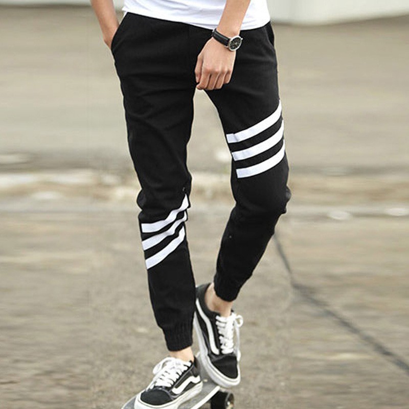 Korean Jogger Casual Long Sport Trousers Pants fashion Man Pocket ...