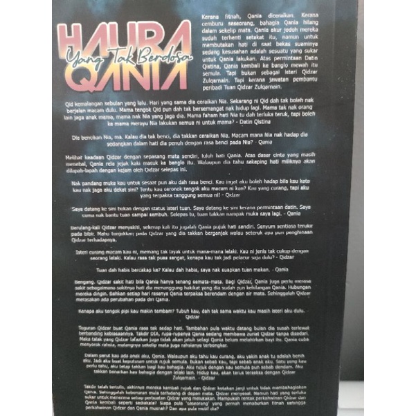 Ready Stock Novel Haura Qania That Does Not Praying Work Only Efriena Shopee Singapore