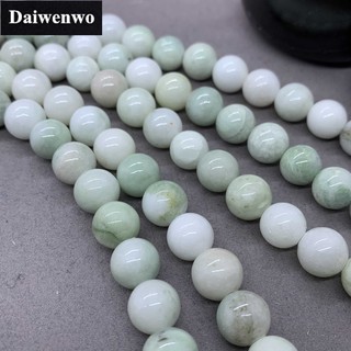 Image of Jade Chalcedony Beads Stone Round 4-12mm Gemstone Loose Spacer DIY Wholesale