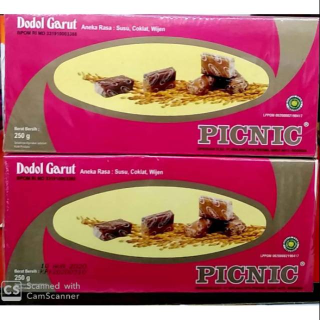 Picnic Dodol Garut Sesame Chocolate 250g | PICNIC DODOL GARUT COKLAT ...