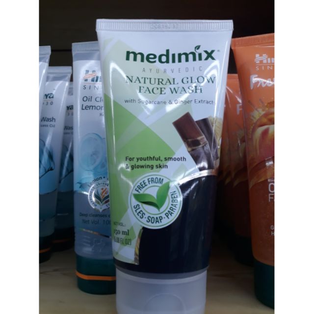 medimix natural glow face wash