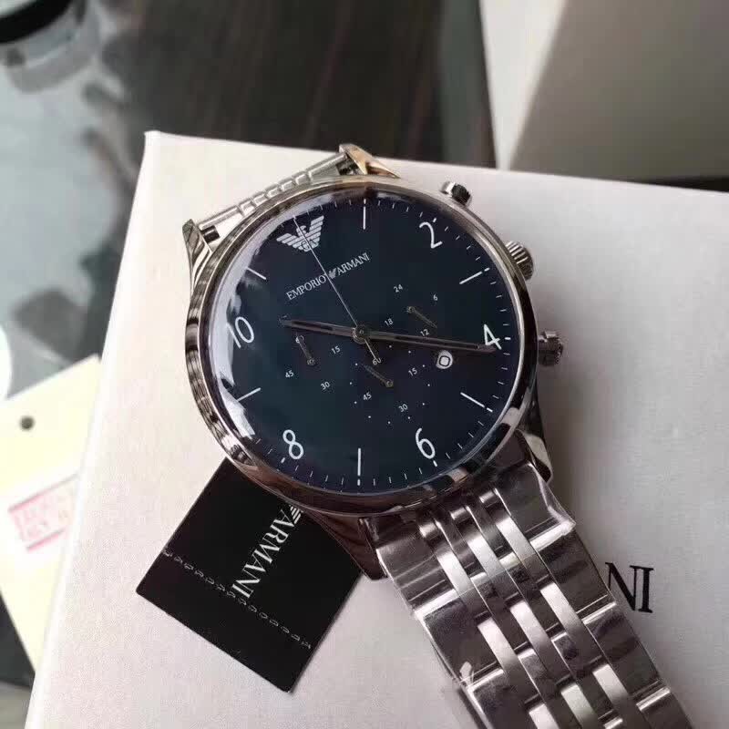 ceramic black chronograph watch AR1942 