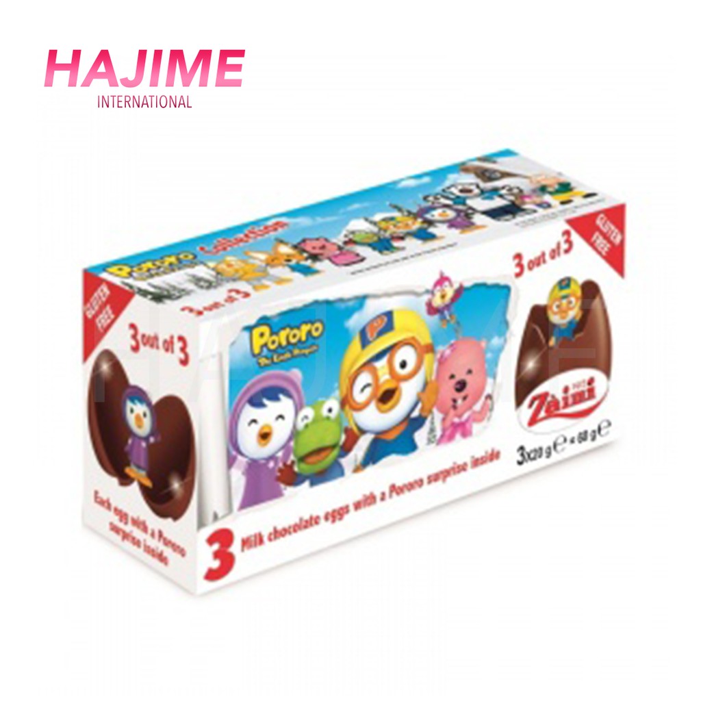 Zaini Surprise Chocolate Egg 3s Shopee Singapore