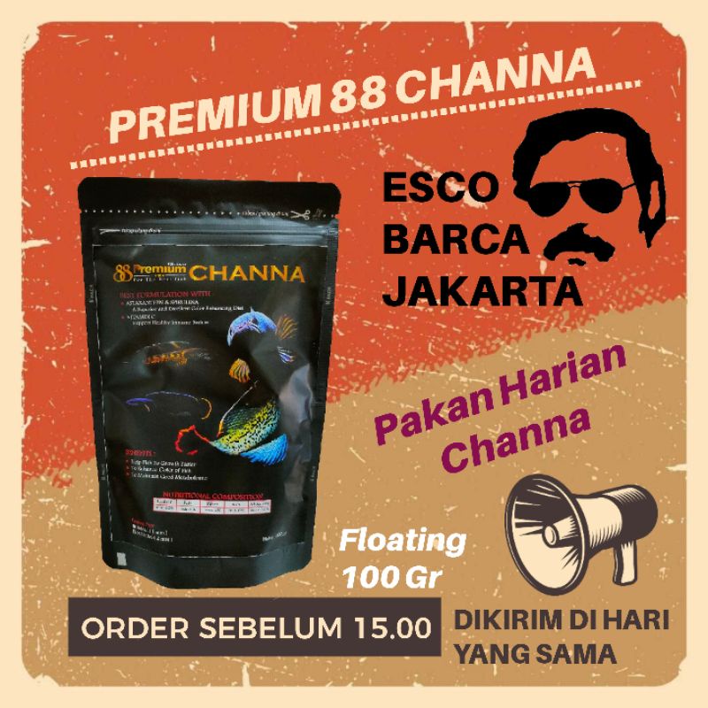 Pelet Ikan Channa Premium 100 Gram
