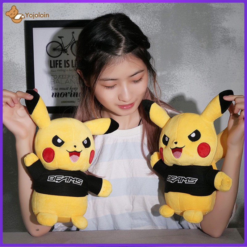 angry pikachu plush
