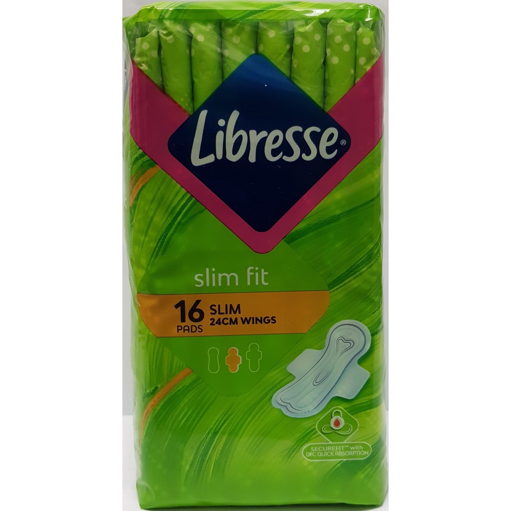 Libresse Slim Fit Wings 24 Cm 16 S Shopee Singapore