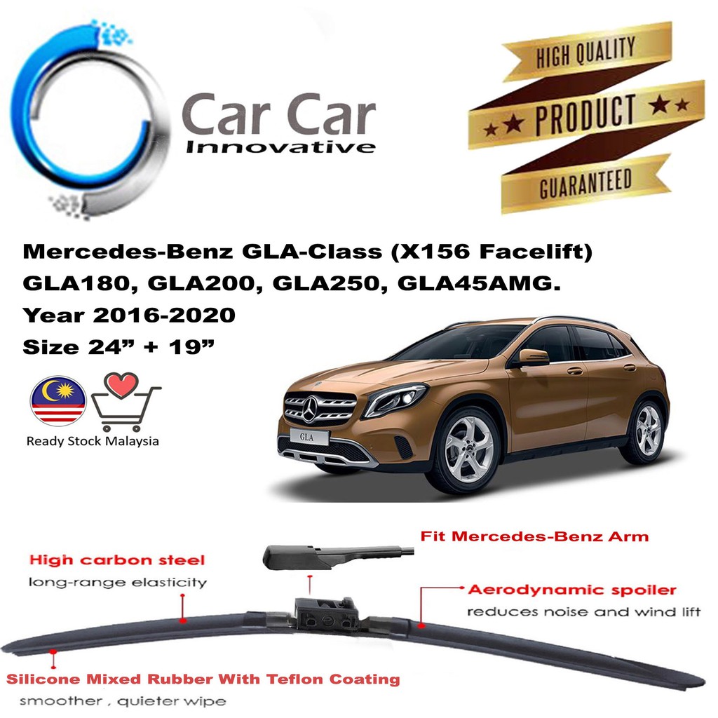 MercedesBenz GLAClass (X156 Facelift) Wiper, Wiper Blades, Car Windshield, Year 20162020 ( 1