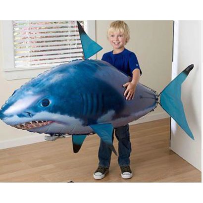 swimming shark balloon