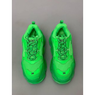 Balenciaga Triple S Beige Green Yellow Aether Store