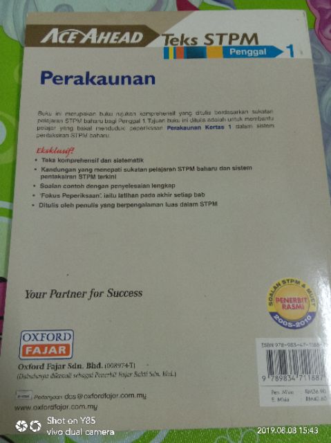 Book Ace Ahead Stpm Textile Silver Financial 1 Shopee Singapore
