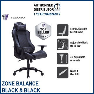[SG Ready Stock] Tesoro Zone Balance / Zone X / Graffiti / Tokidoki Ergonomic Office / Gaming Chair [8 Color Options]