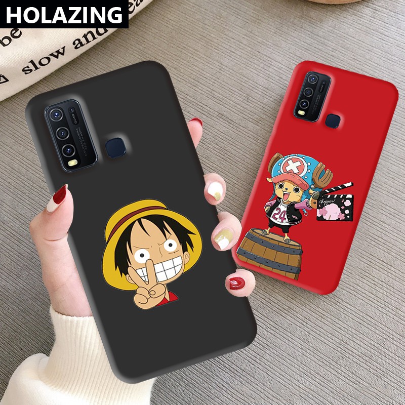 Vivo Y50 Y30 Y19 Y12 Y11 Y12i Y30i Y95 Vivo Y20 Y20i 2021 Y17 Y91 Y93 Mediatek Y20a Y20s One Piece Chopper Luffy Soft Candy Color Cases Cover Shopee Singapore