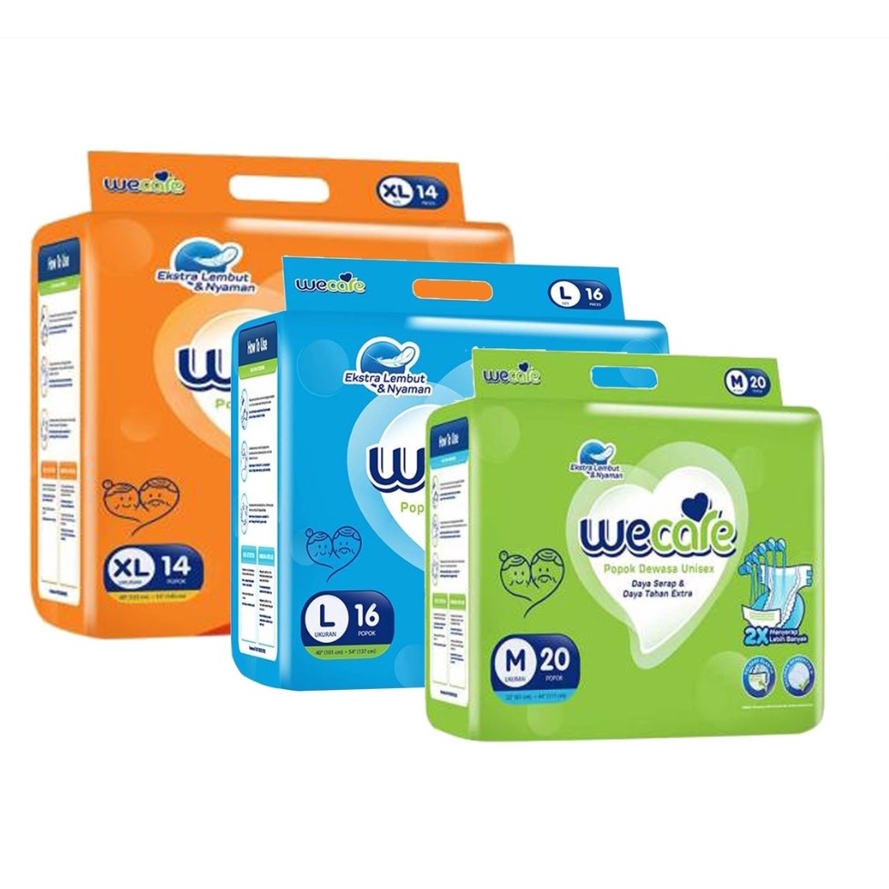 Wecare Adult Diapers Adhesive / WE CARE Adult Diapers Jumbo Powerful