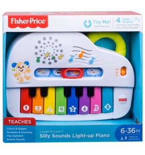 Fisher-Price Laugh and Learn Silly Sounds Light-up Piano #1