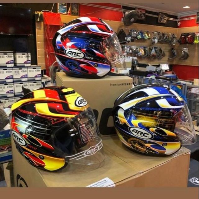 Arc Ritz Helmet Yf Design Shopee Singapore