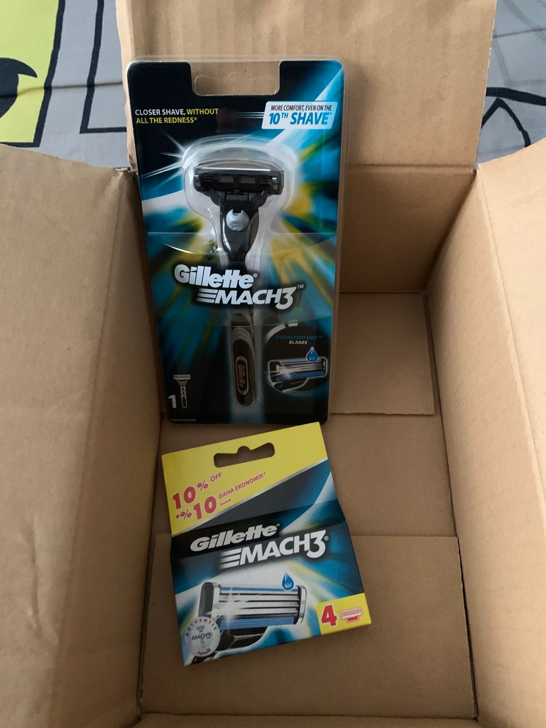 Gillette Mach 3 Razor Cartridge Blades Refil Shaver Mach3 | Shopee
