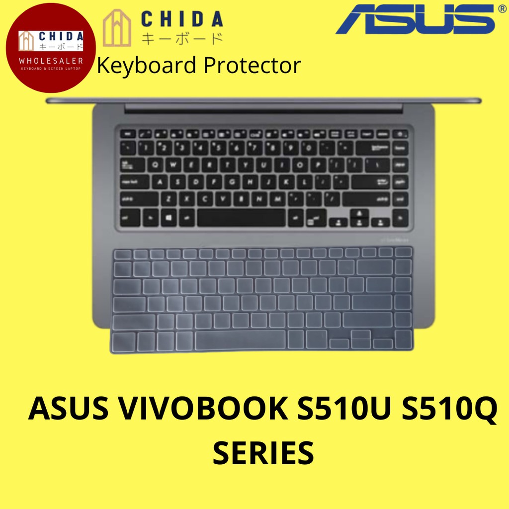 Keyboard Protector For Asus S510 Ryzen S510u S510q Laptop Shopee Singapore